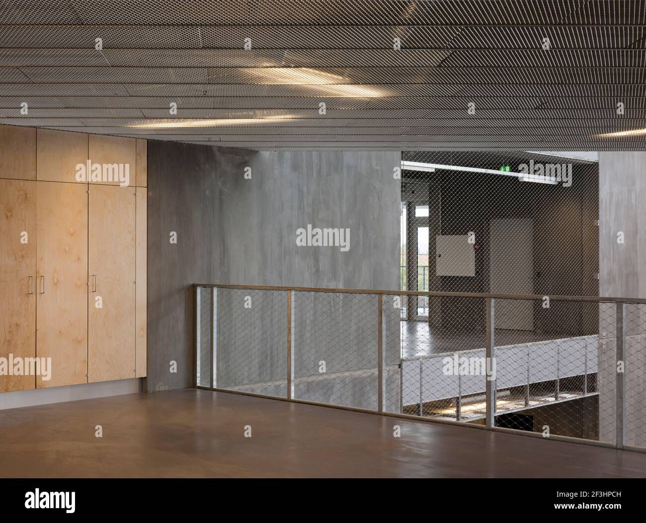 Natural Science Building, Bjerringbro Stockfoto