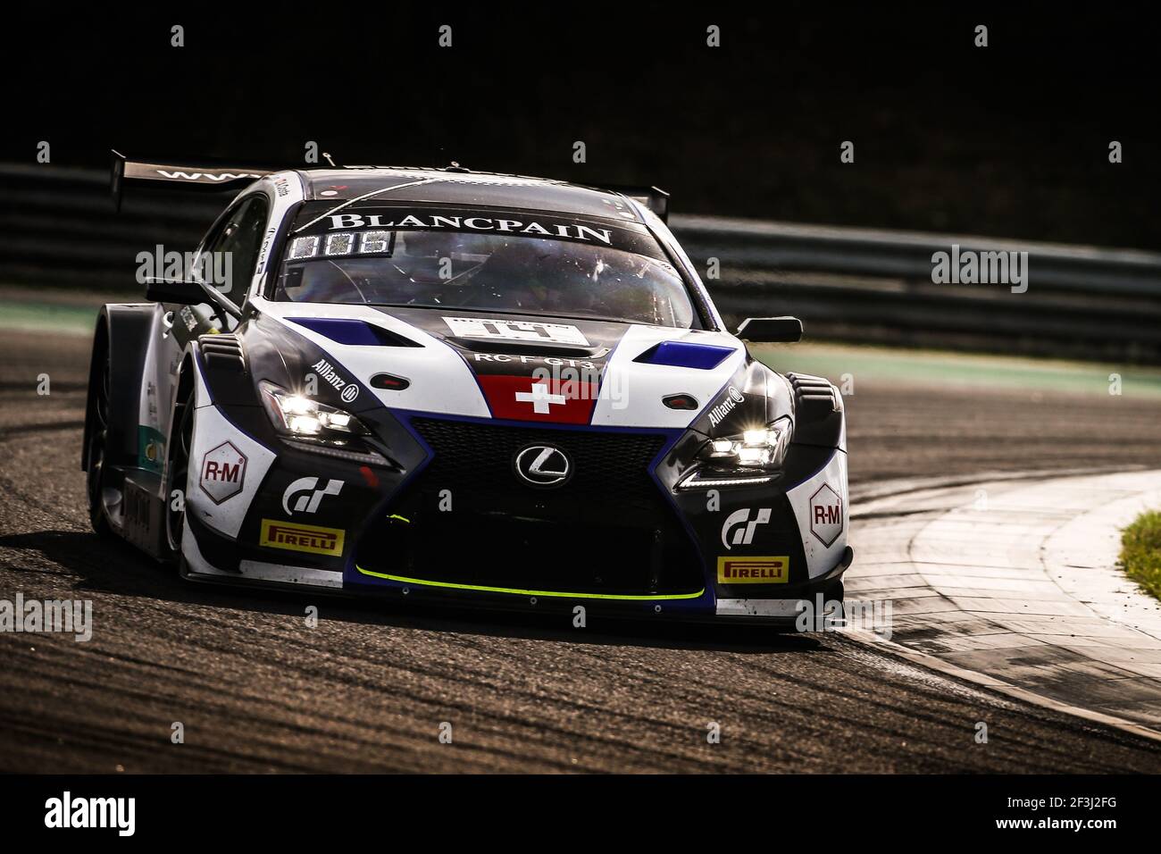 14 Christian Klien (aut), Albert Costa (esp), Emil Frey Lexus Racing, Lexus RC F GT3, Aktion während der Blancpain GT Sprint Series auf dem Hungaroring von august 31 bis september 2, in Ungarn - Foto Antonin Vincent / DPPI Stockfoto