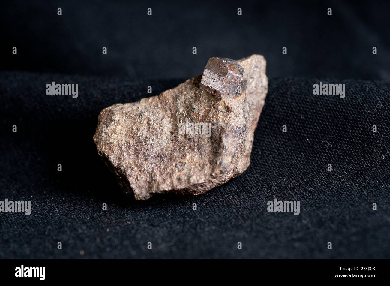 Cobaltite oder Kobalt mineralischen Probe in der Fertigung verwendet Stockfoto