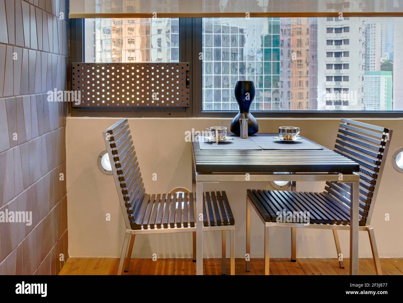 V Serviced Apartments, Causeway Bay, Hongkong (Designer: Anderson Lee) Stockfoto