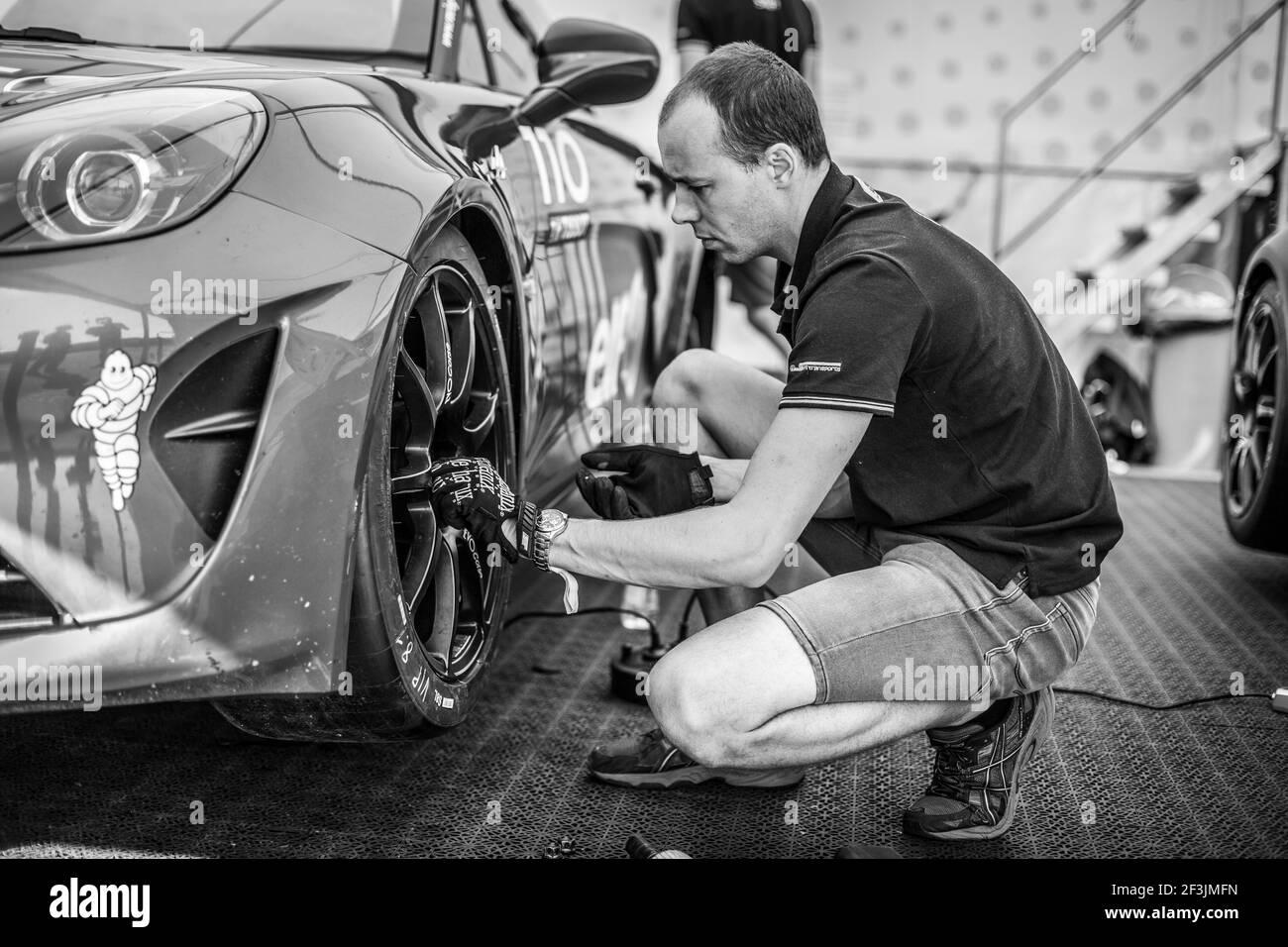 WEBB Oliver (GBR), RENNTECHNIK, Portrait während des Alpine Europa Cup 2018 in Silverstone, Großbritannien, August 31 bis September 2 - Foto Clement Luck / DPPI Stockfoto