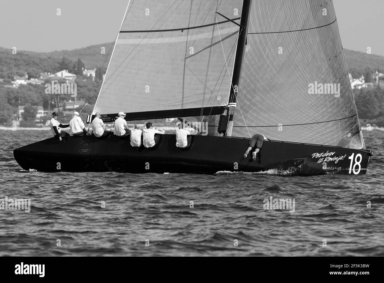 SEGELN - ADRIS RC44 WELTMEISTERSCHAFT 2012 - KROATIEN - 04/10/2012 - FOTO GABOR TURCSI / DPPI - AUF KEINEN FALL ZURÜCK (NED) Stockfoto