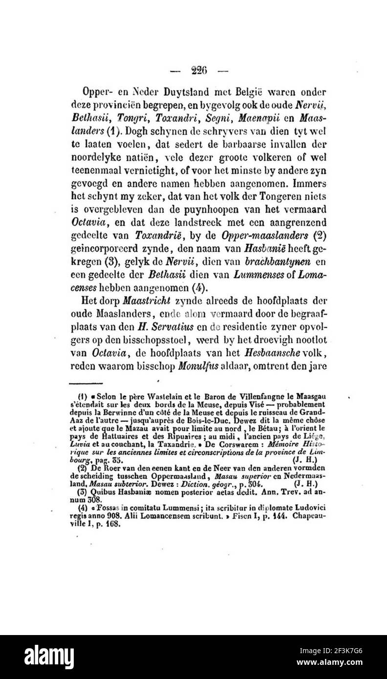 Publikationen de la société d'archéologie dans le duché de Limbourg vol 001 p 226. Stockfoto