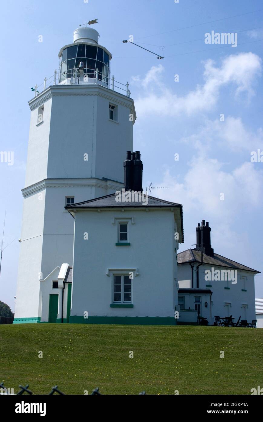 North Foreland Lighthouse, Broadstairs, Kent, England Stockfoto