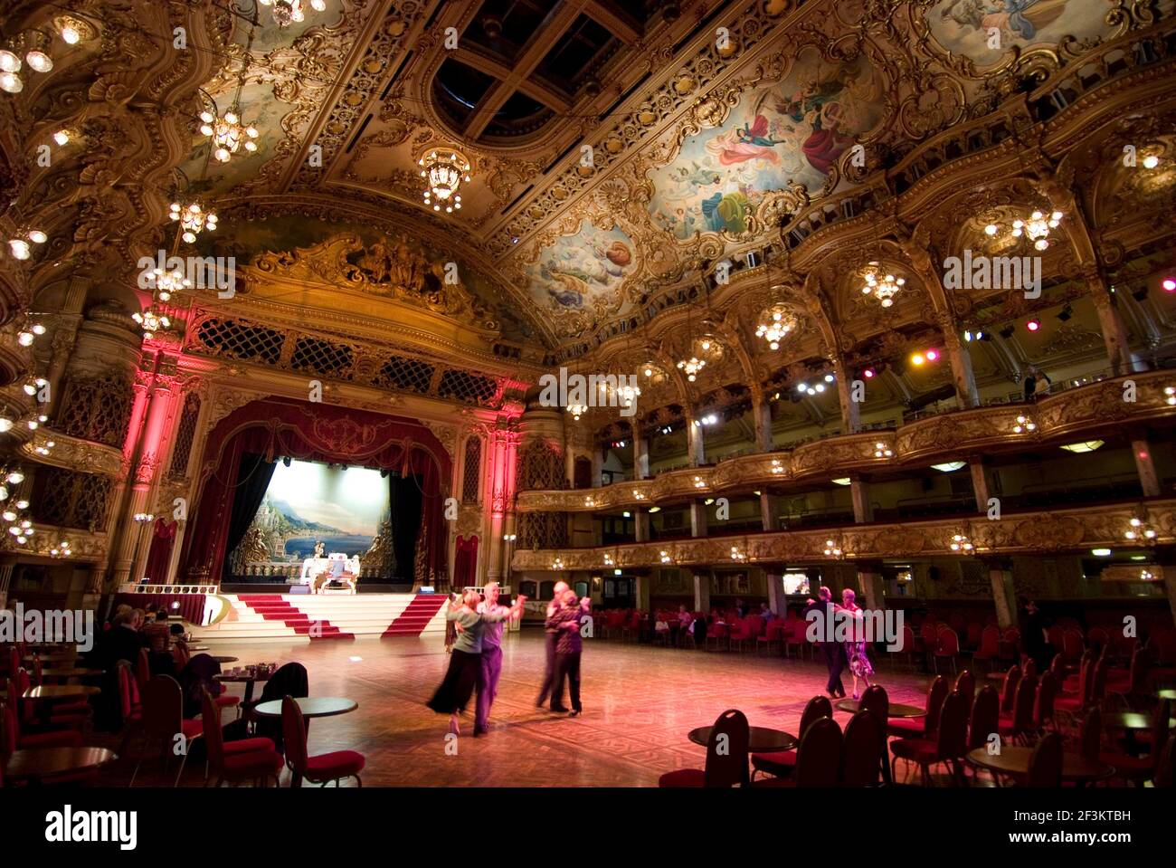 The Tower Ballroom, Blackpool Tower, Blackpool, Lancashire, England Stockfoto