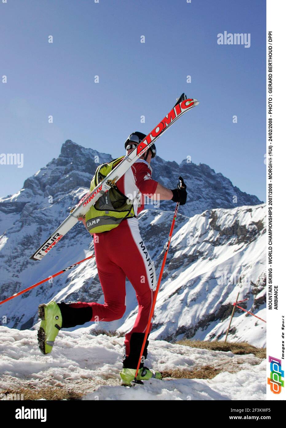 BERGSKI - WELTMEISTERSCHAFT 2007/2008 - MORGINS (SUI) - 24/02/2008 - FOTO : GERARD BERTHOUD / DPPI AMBIENTE Stockfoto