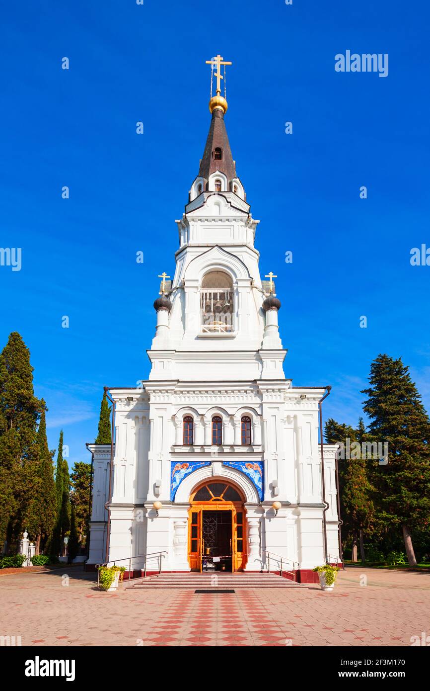 Die Kathedrale des Erzengels Michael ist die älteste orthodoxe Kirche in Sotschi Resort Stadt in Russland Stockfoto
