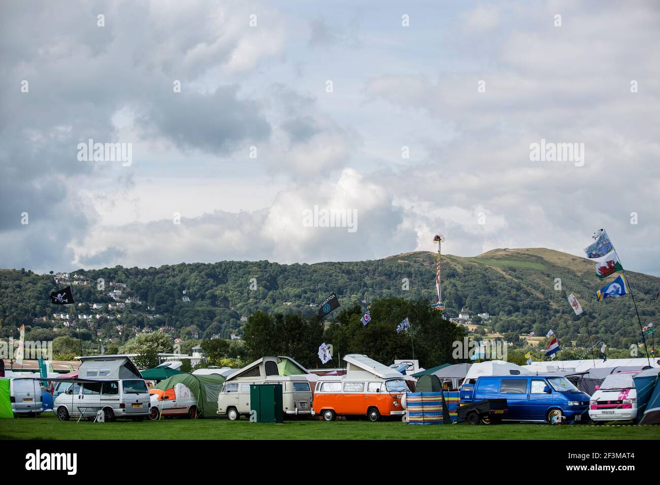 Busfest Vanfest Great Malvern in England Stockfoto