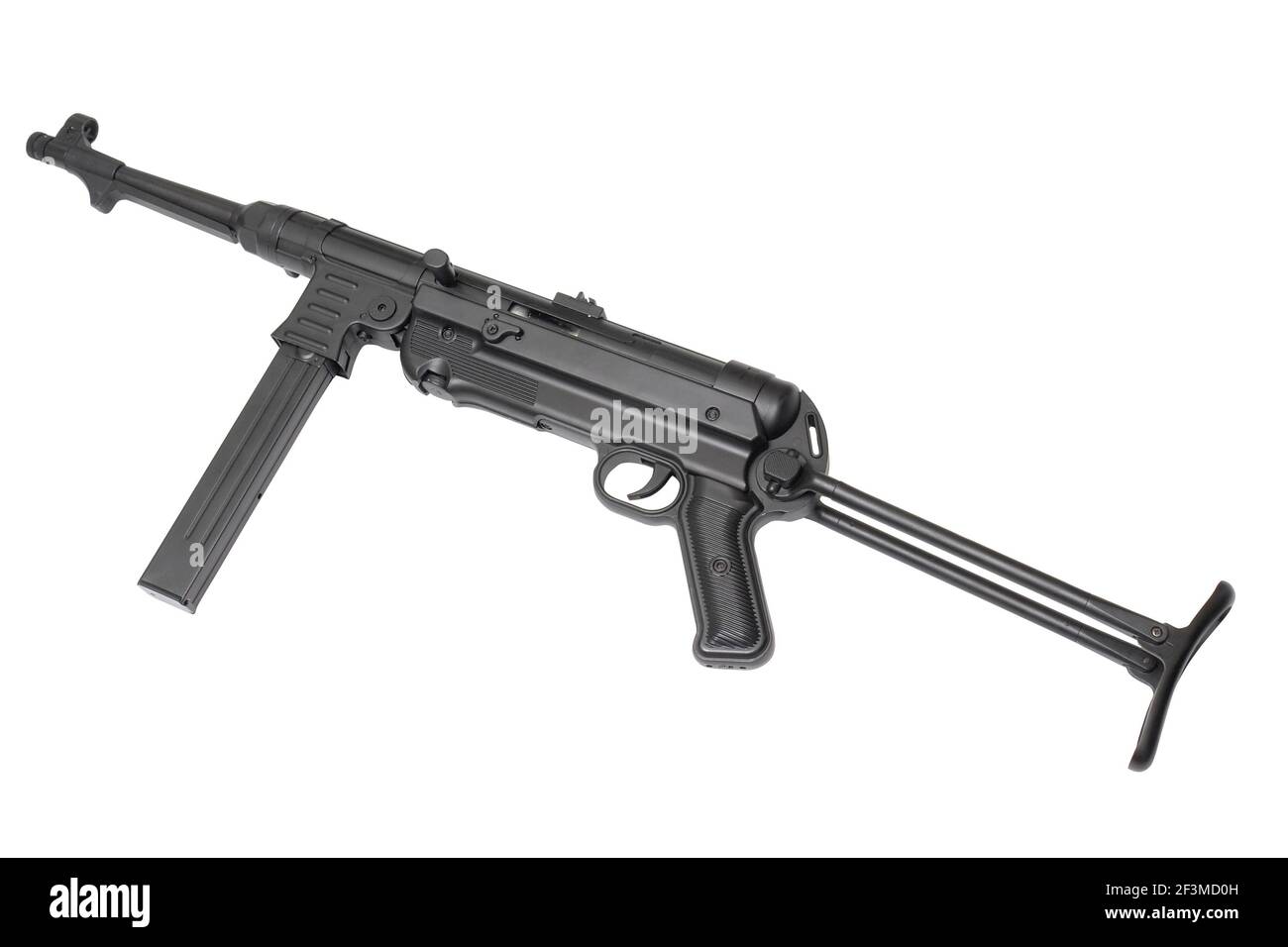 Vintage deutsche MP40 Maschinengewehr. In der Regel von Wehrmacht Truppführer oder Maschinengewehr Firma Unterstützung Panzerangriffe verwendet. Stockfoto