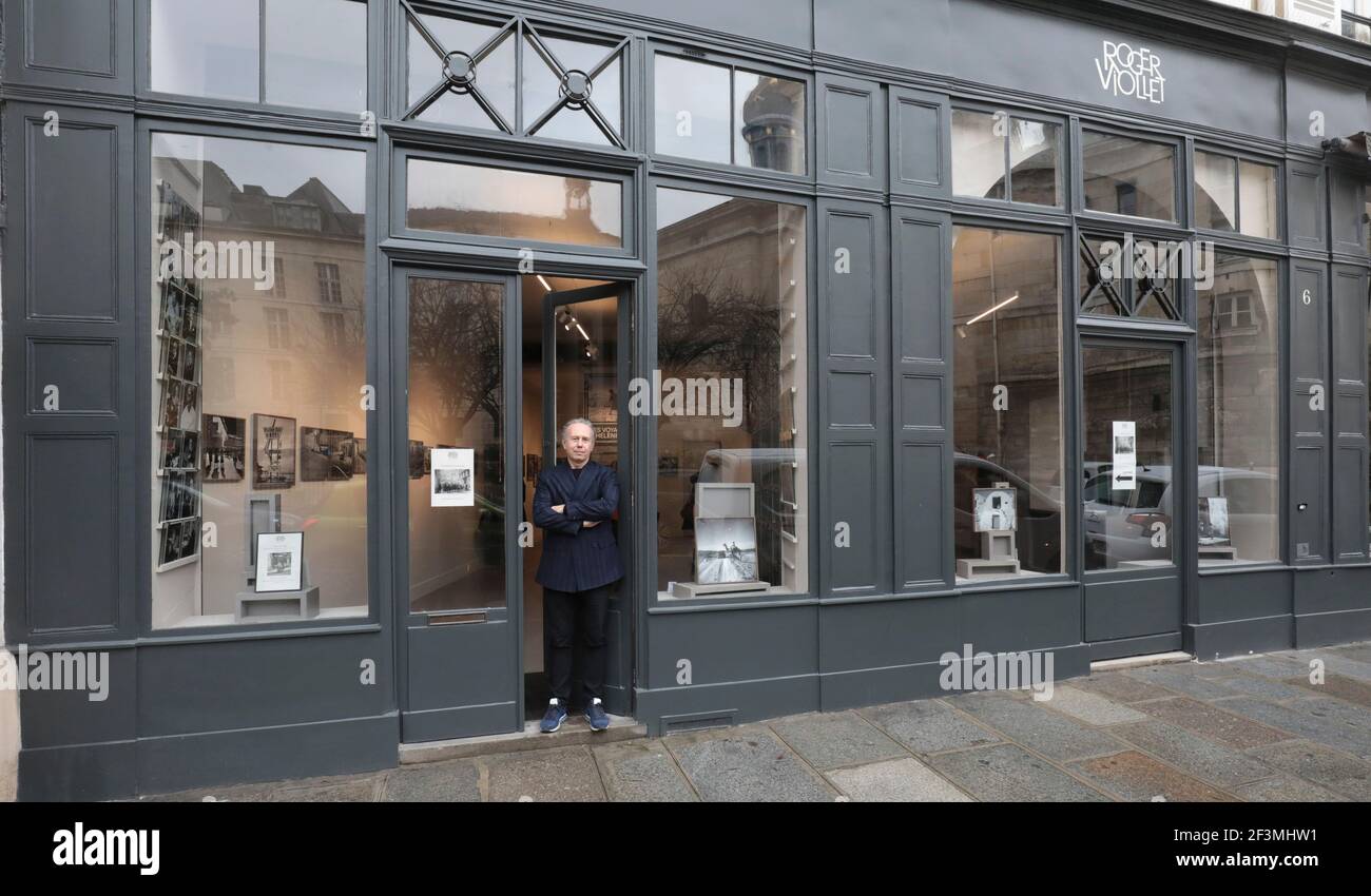 WIEDERERÖFFNUNG DER FOTOAGENTUR ROGER-VIOLLET UND BIETET HEUTE EINE NEUE AUSSTELLUNGSFLÄCHE IN PARIS Stockfoto