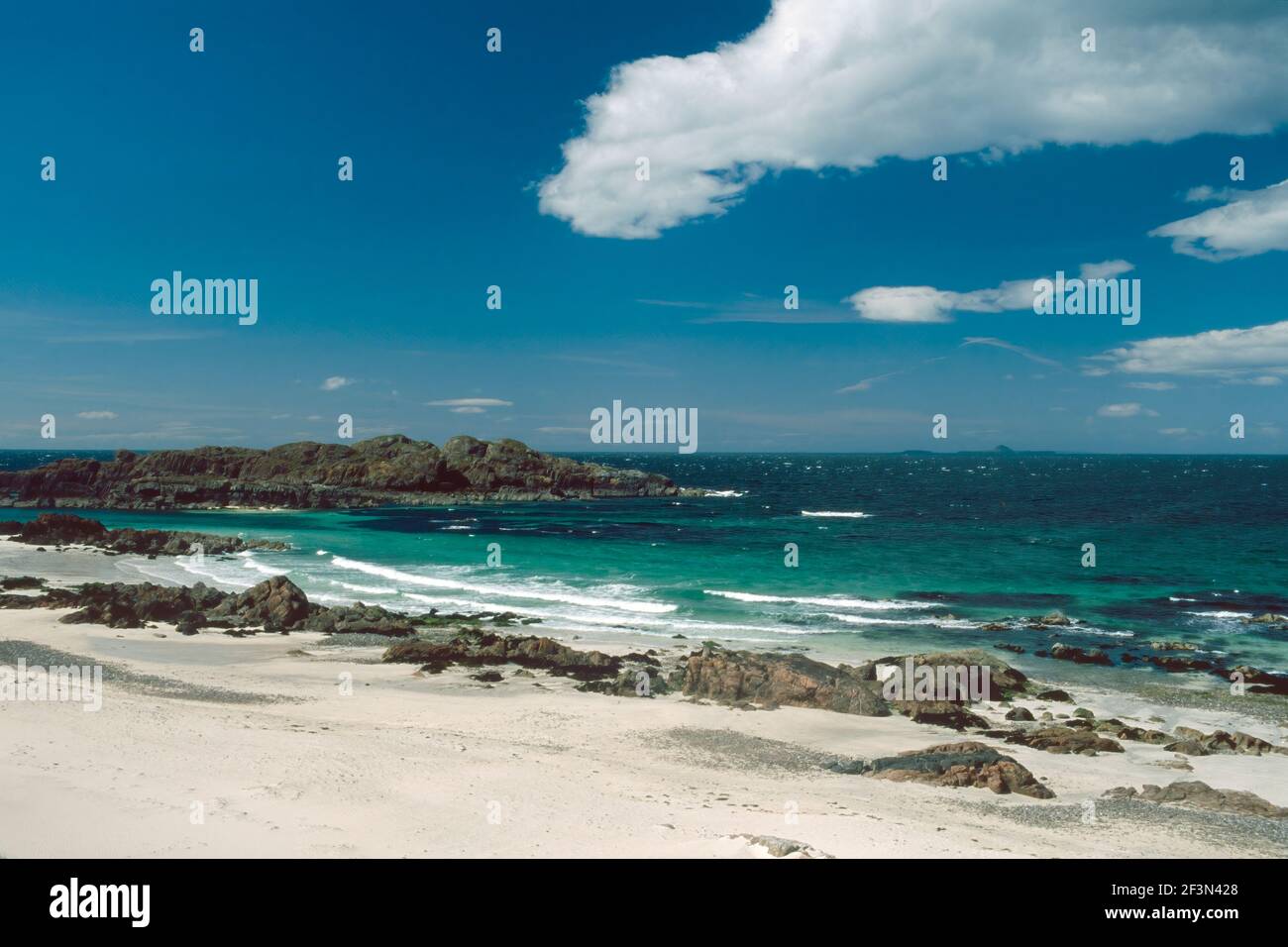 Die Westküste der Inneren Hebriden Insel Iona Stockfoto