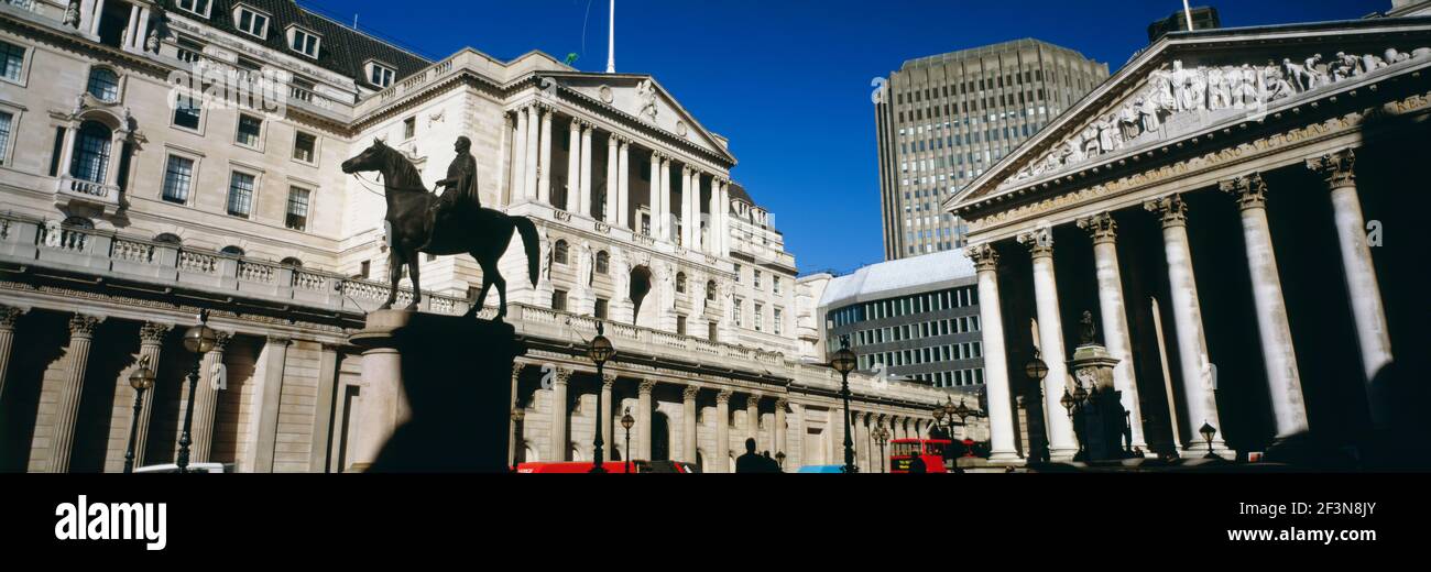 Der Gouverneur und die Gesellschaft der Bank of England ist die Zentralbank des Vereinigten Königreichs. Das Gebäude der Bank befindet sich in der City of London, an der Stockfoto