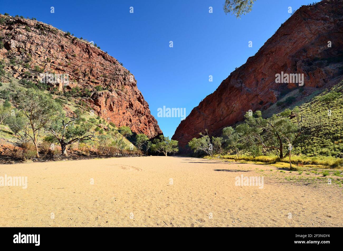Australien, NT, McDonnell Range, Simpsons Gap Stockfoto