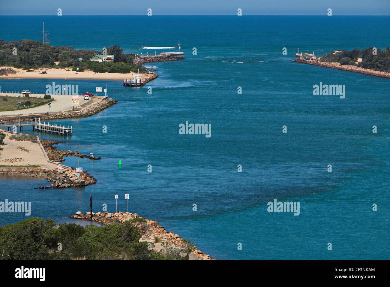 Lakes Eingang in Australien Stockfoto
