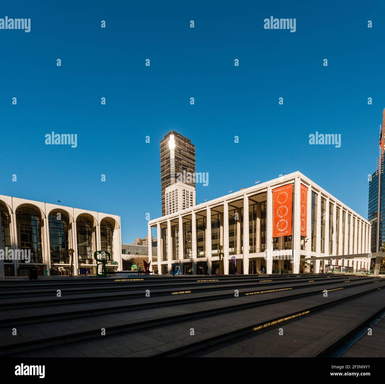 Die Palza im Lincoln Center for the Performing Arts Stockfoto