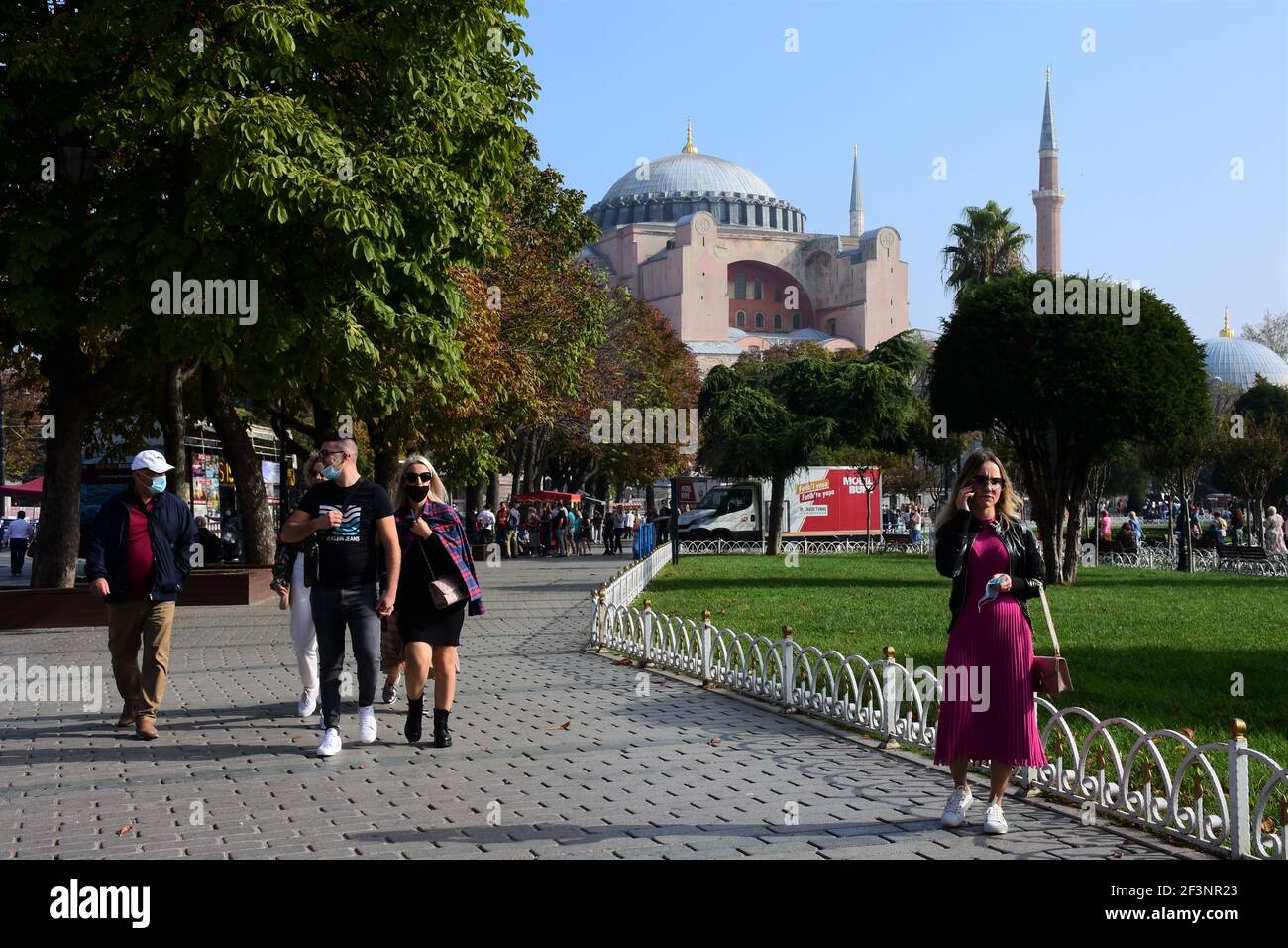 Tägliches Leben in Istanbul Stockfoto