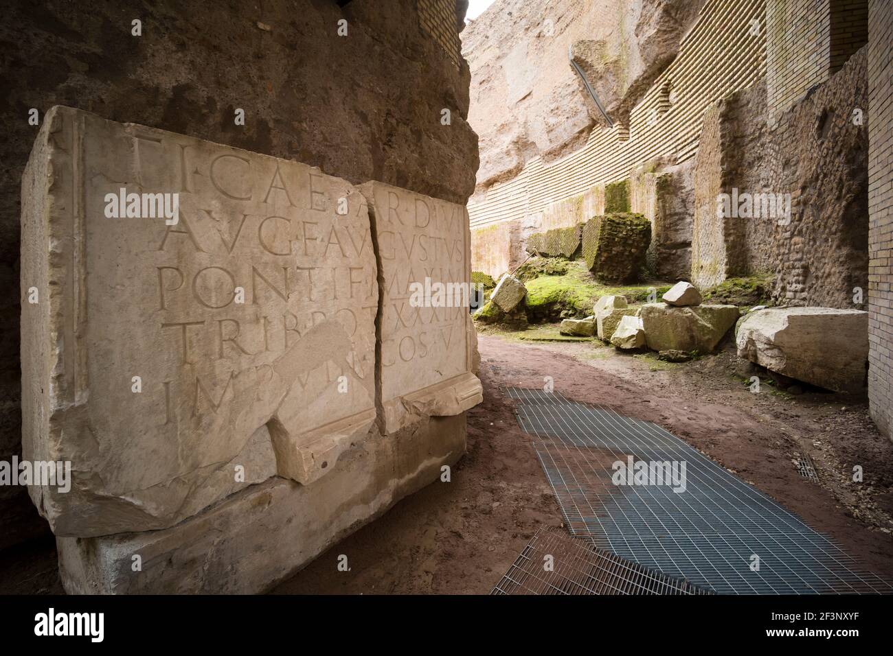 Rom. Italien. Mausoleum des Augustus (Mausoleo di Augusto) Stockfoto