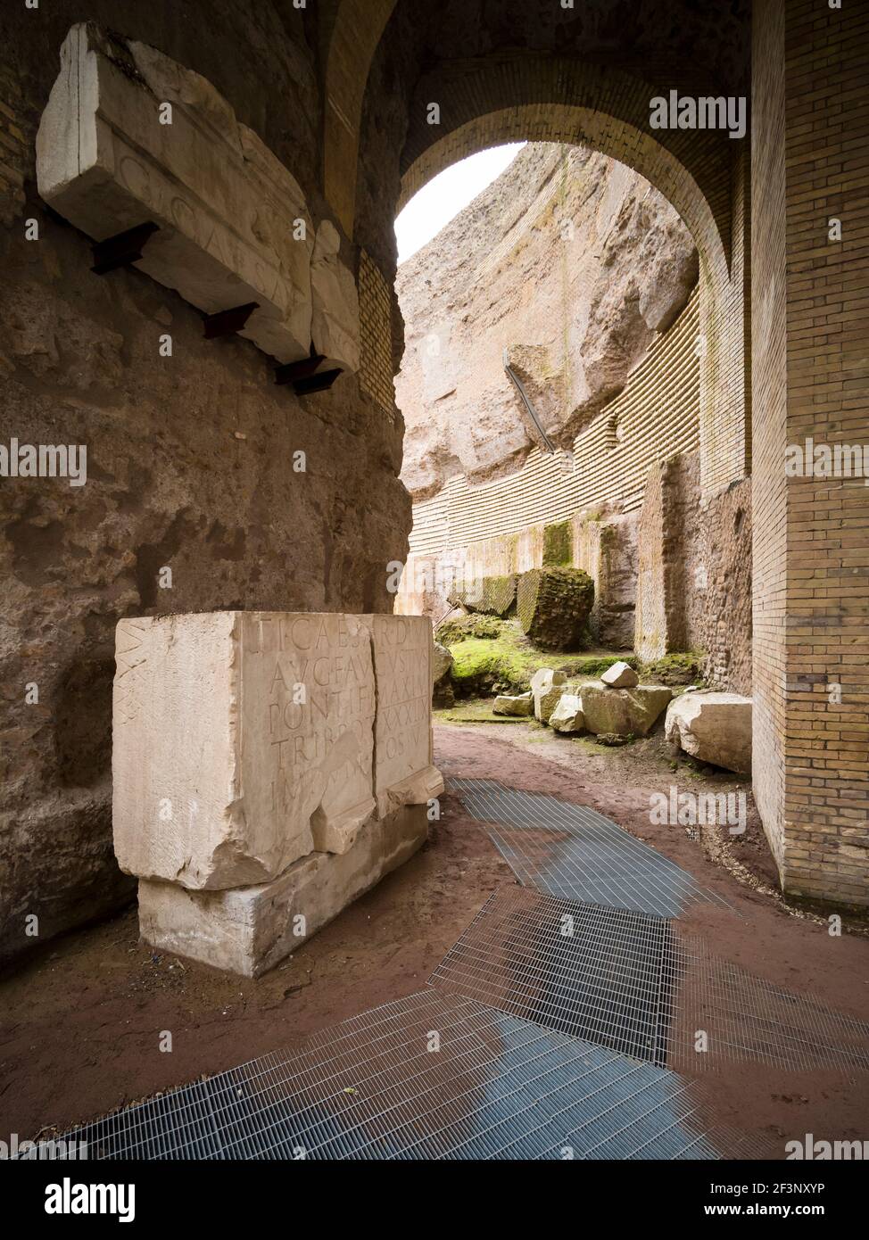 Rom. Italien. Mausoleum des Augustus (Mausoleo di Augusto) Stockfoto