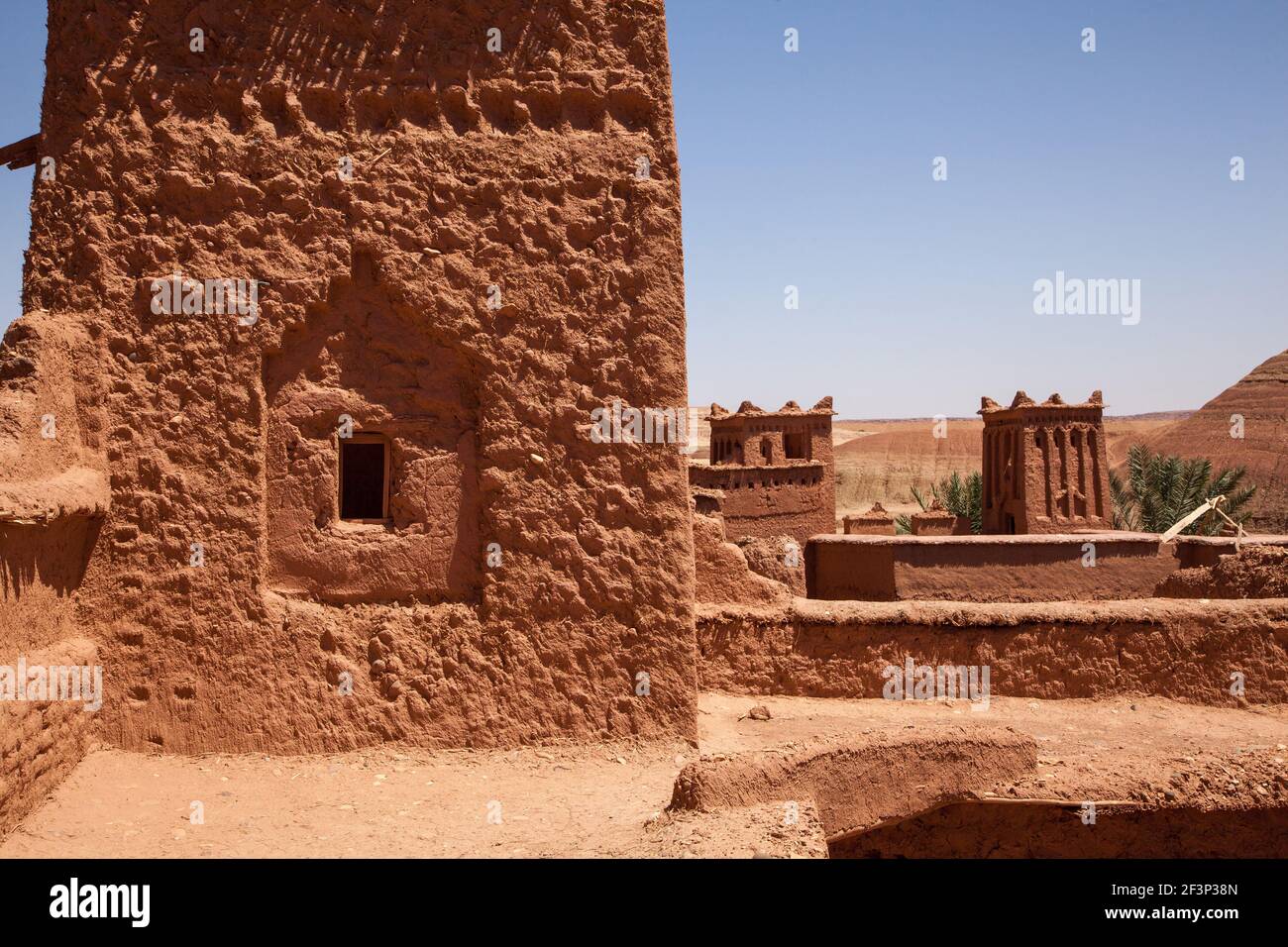 Befestigte Stadt Ait-Benhaddou in Marokko Stockfoto