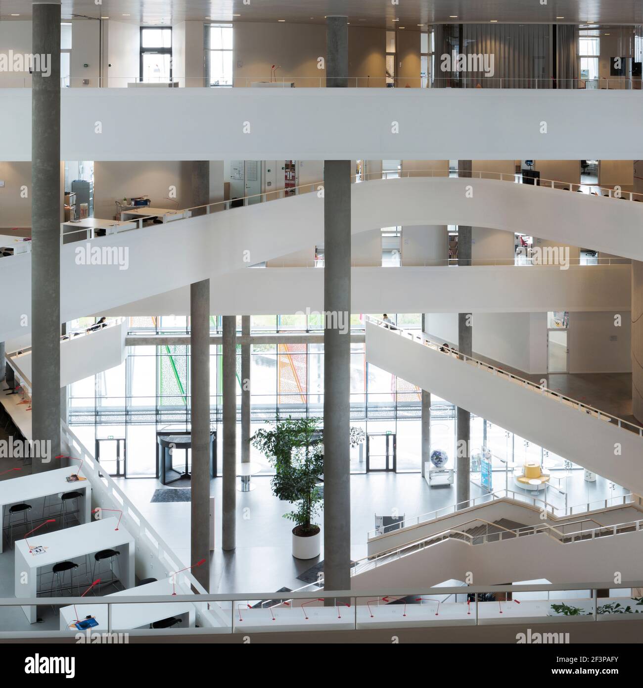 Das neue Kolding Campus Gebäude, Kolding, Dänemark, von Henning Larsen Architects Stockfoto