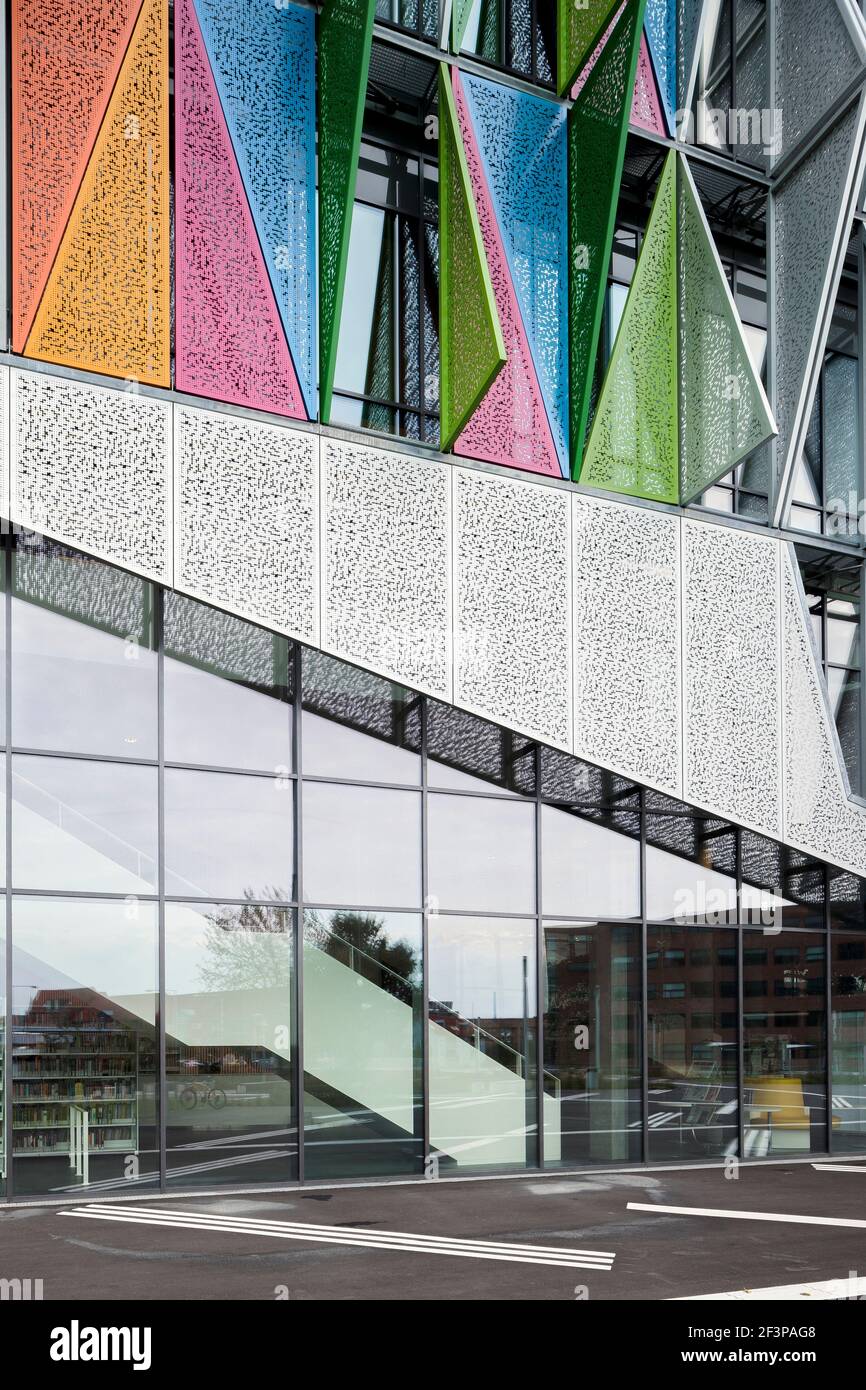 Das neue Kolding Campus Gebäude, Kolding, Dänemark, von Henning Larsen Architects Stockfoto