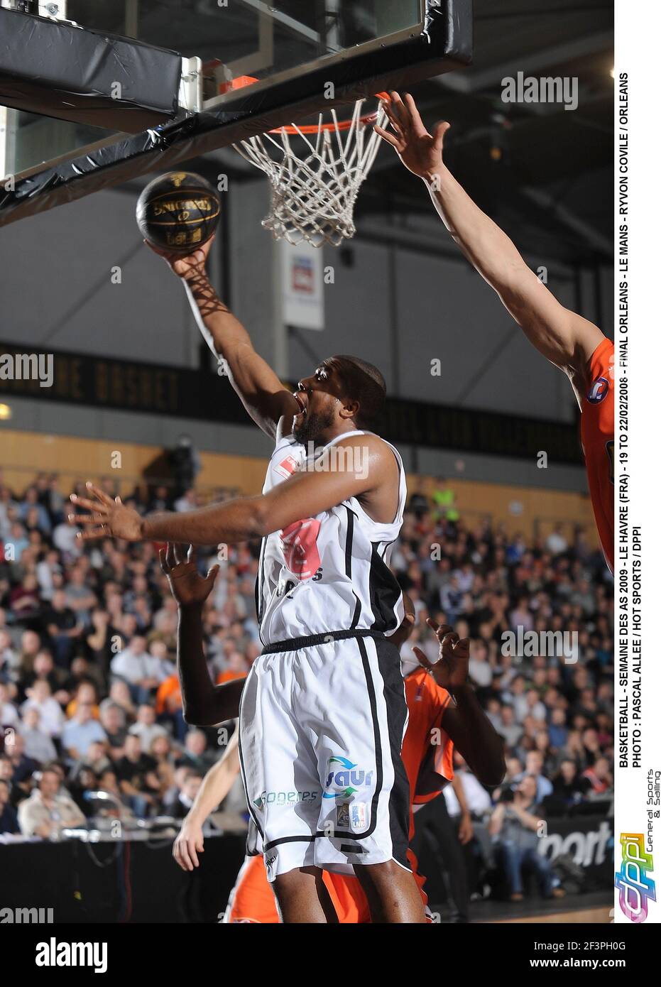 BASKETBALL - SEMAINE DES AS 2009 - LE HAVRE (FRA) - 19 BIS 22/02/2008 - FINALE ORLEANS - LE MANS - RYVON COVILE / ORLEANS FOTO : PASCAL ALLEE / HOT SPORTS / DPPI Stockfoto