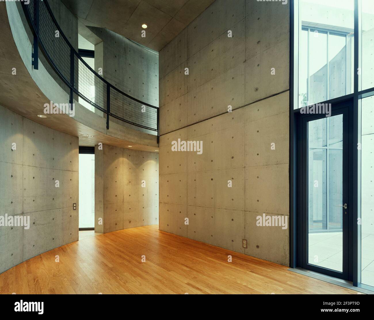 Vitra Konferenzpavillon, weil am Rhein, Eingangsbereich, Tadao Ando Stockfoto