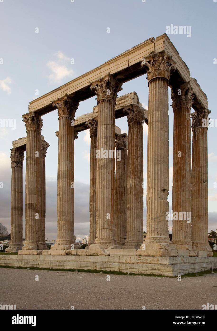 Tempel Des Olmpian Zeus, Jupiter-Tempel, 2. Vor Chr., Athen, Olympieion Stockfoto
