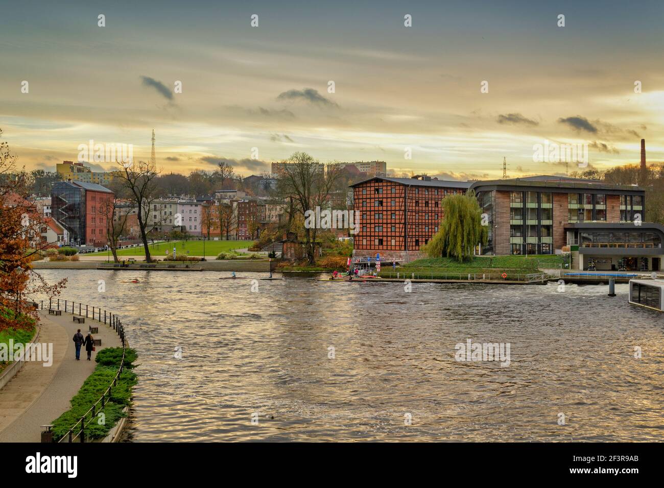 Historisches Stadtzentrum von Bydgoszcz, Polen. Stockfoto