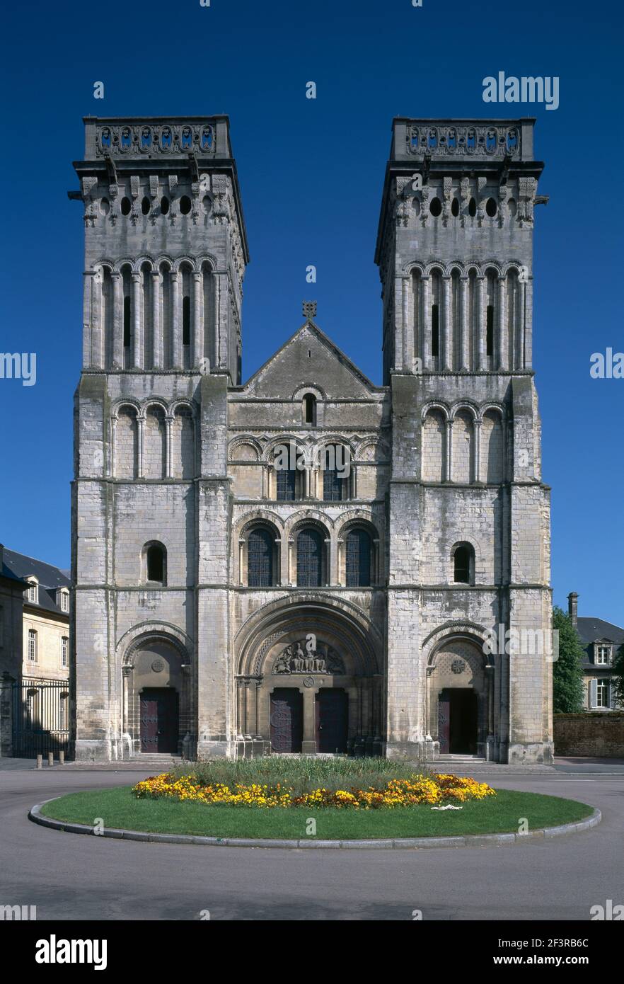 Benediktinerabtei der Heiligen Dreifaltigkeit (Abbaye aux Dames), Caen, Frankreich Stockfoto