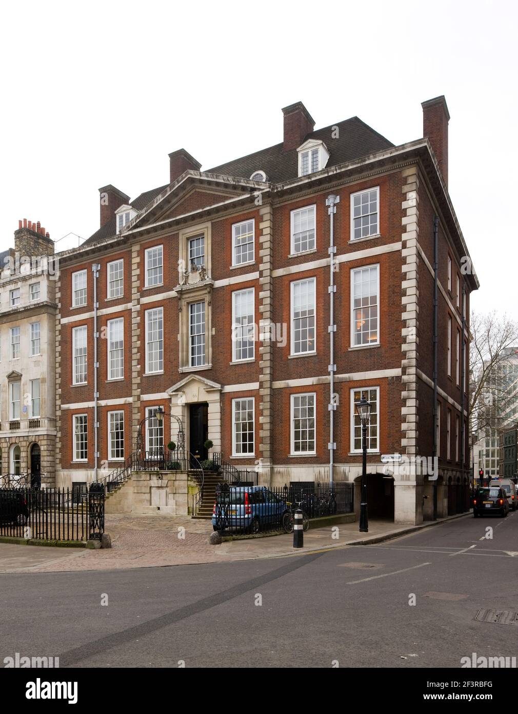 66 Lincoln's Inn Fields, wo die Charta der Bank of England versiegelt wurde, 1694, umgebaut von Sir John Vanbrugh und dann Sir Edwin Luytens, London Stockfoto