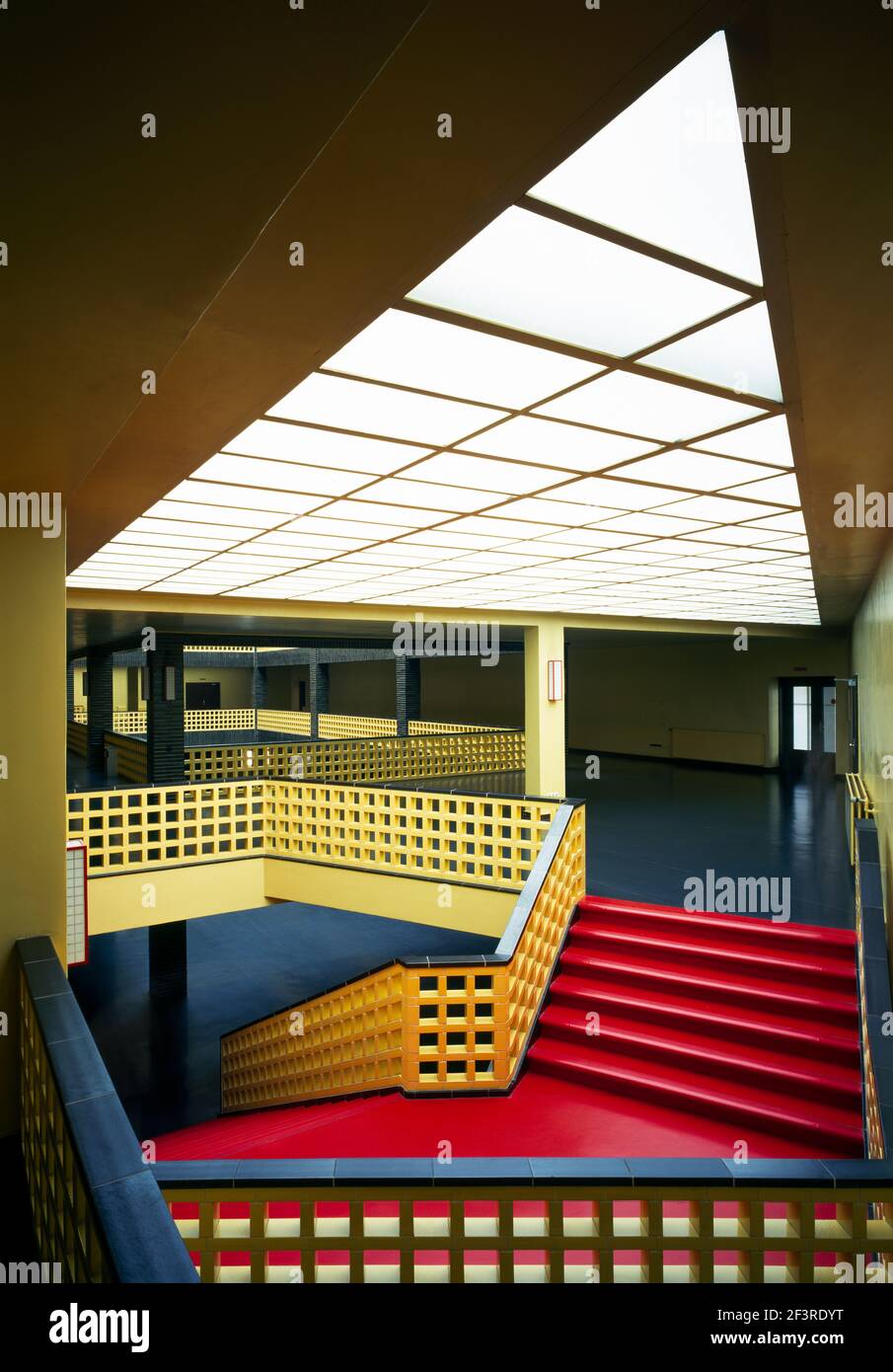 Treppenhaus, Berlin, Haus des Rundfunks (Poelzig) Stockfoto