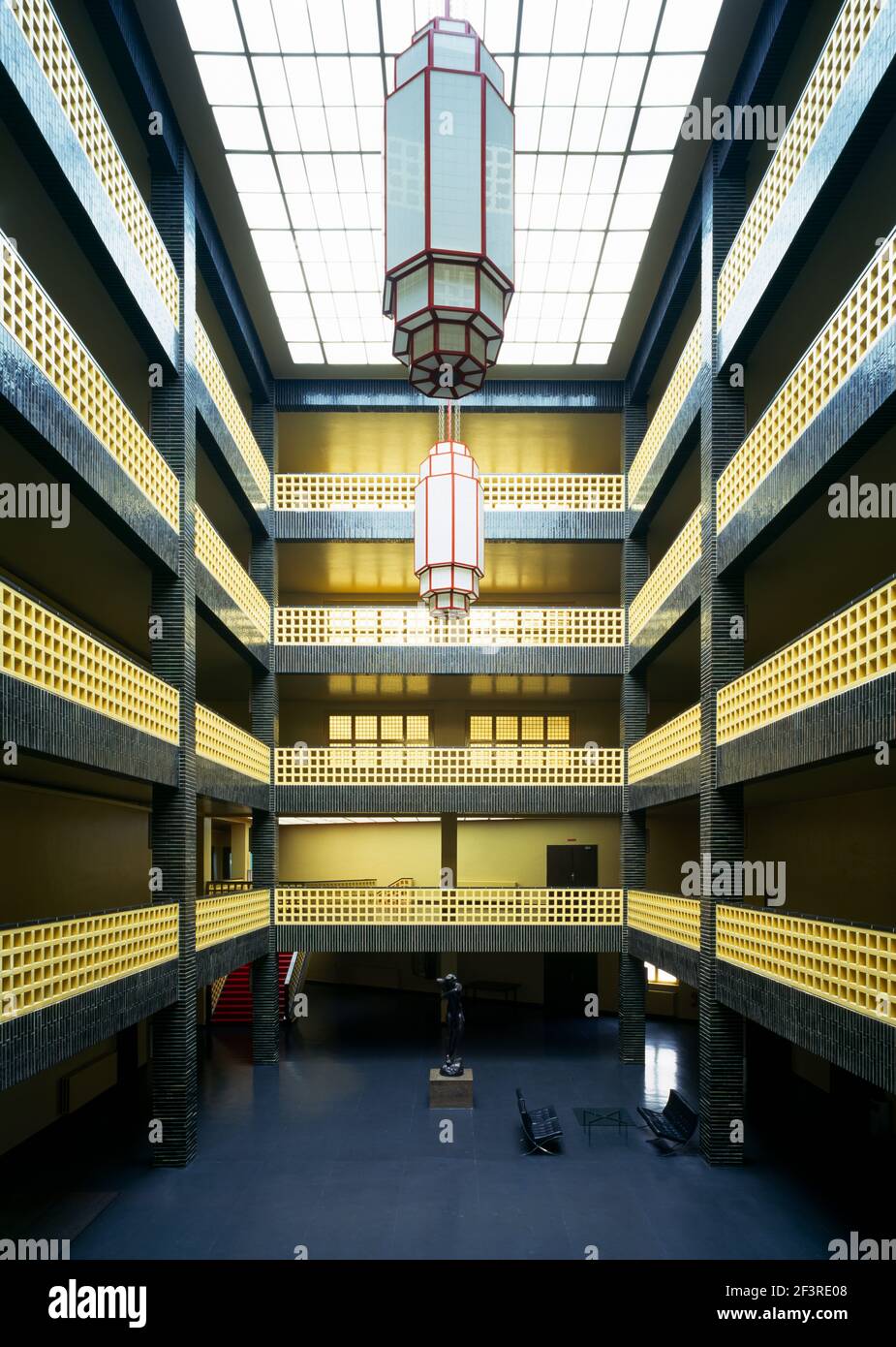 (Poelzig), Lichthof, Berlin-Charlottenburg, Haus des Rundfunks Stockfoto