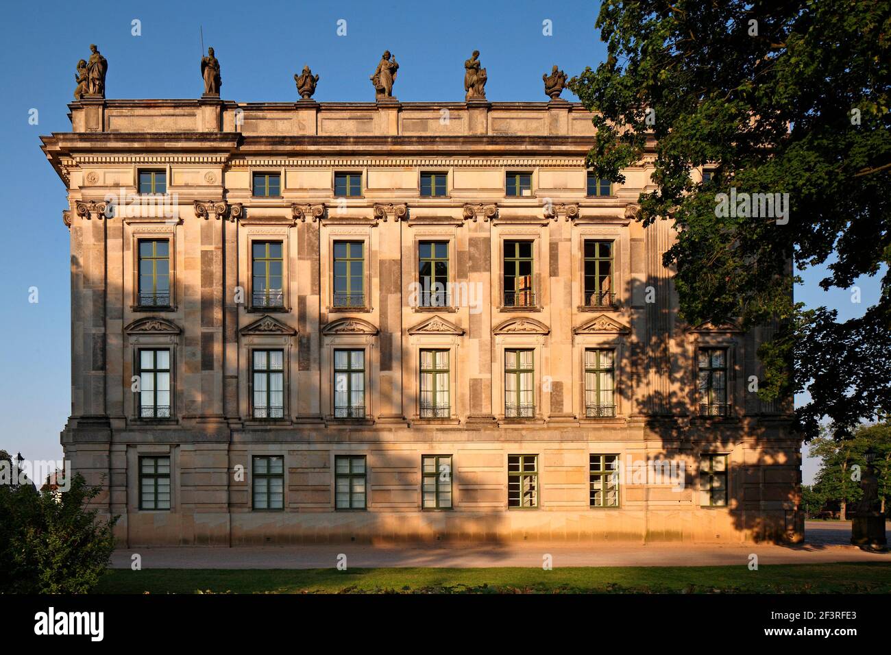 Schloss Ludwigslust, ein barockes Wohnhaus aus den Jahren 1772-1776, Ludwigslust, Mecklenburg-Vorpommern, Deutschland Stockfoto