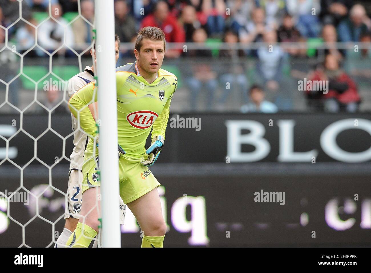 FUSSBALL - FRANZÖSISCHE MEISTERSCHAFT 2010/2011 - L1 - STADE RENNAIS V GIRONDINS BORDEAUX - 30/04/2011 - FOTO PASCAL ALLEE / DPPI – CEDRIC CARRASSO (BOR) Stockfoto