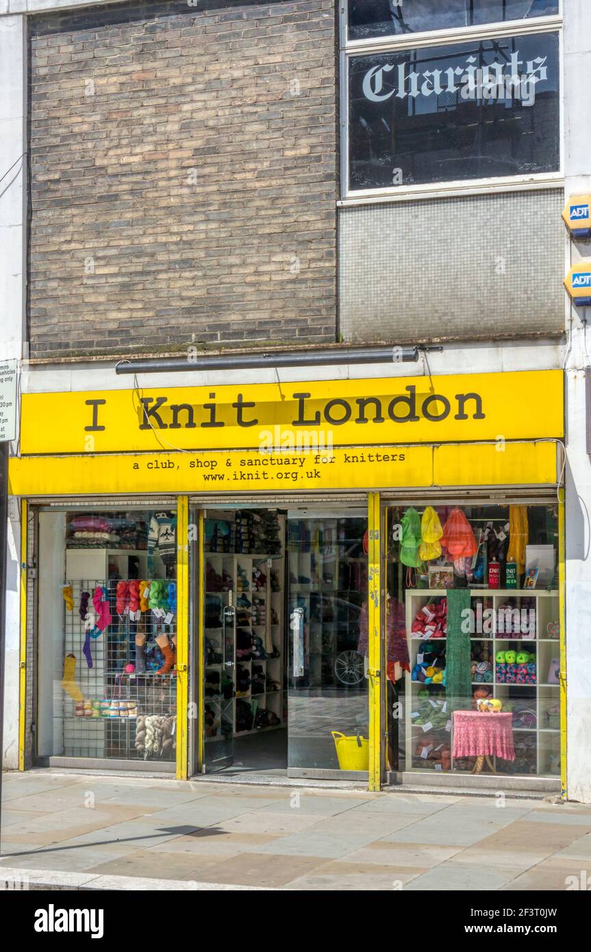I Knit London Shop in Lower Marsh. Stockfoto