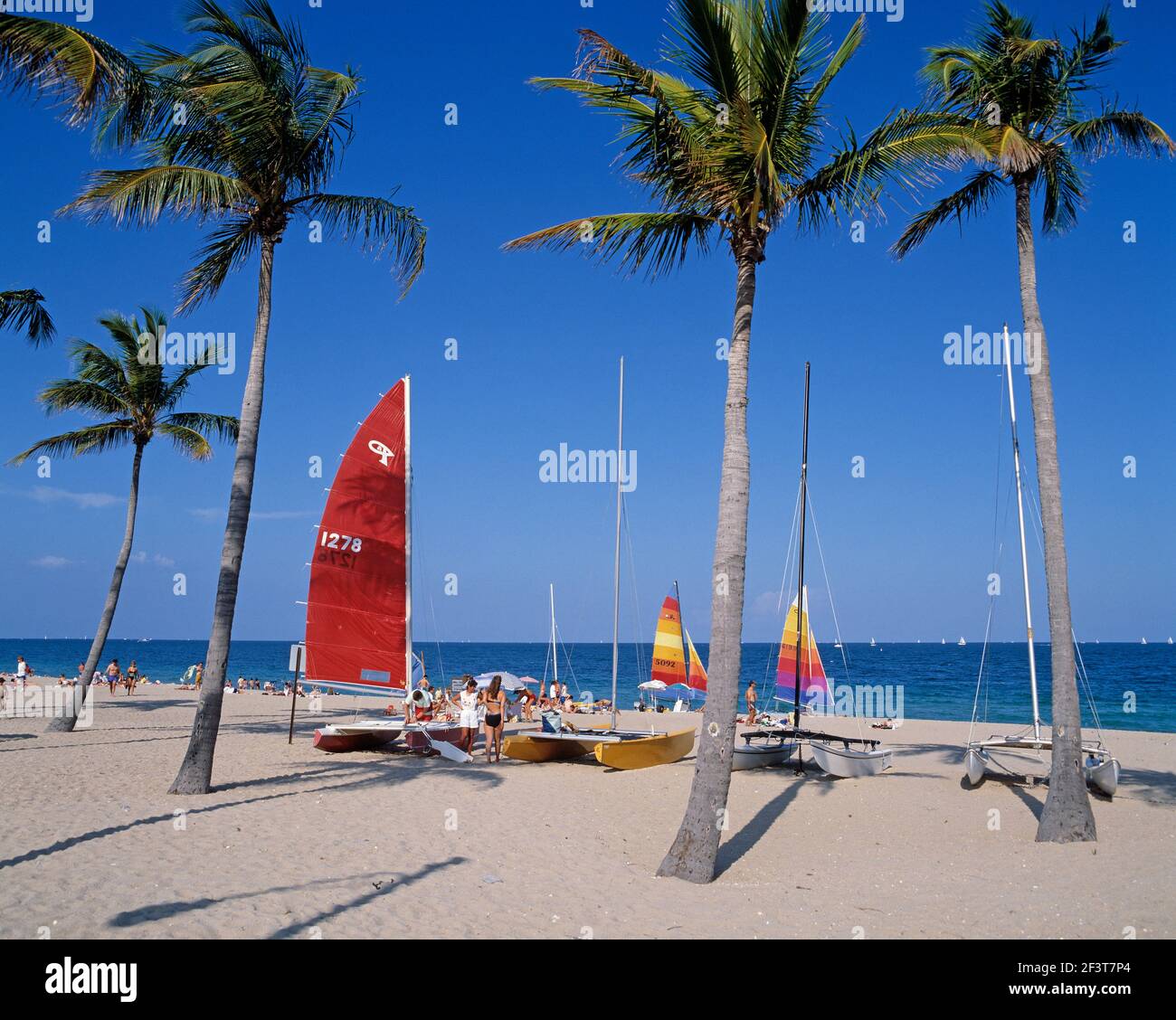 USA. Florida. Miami. Hollywood Beach. Stockfoto