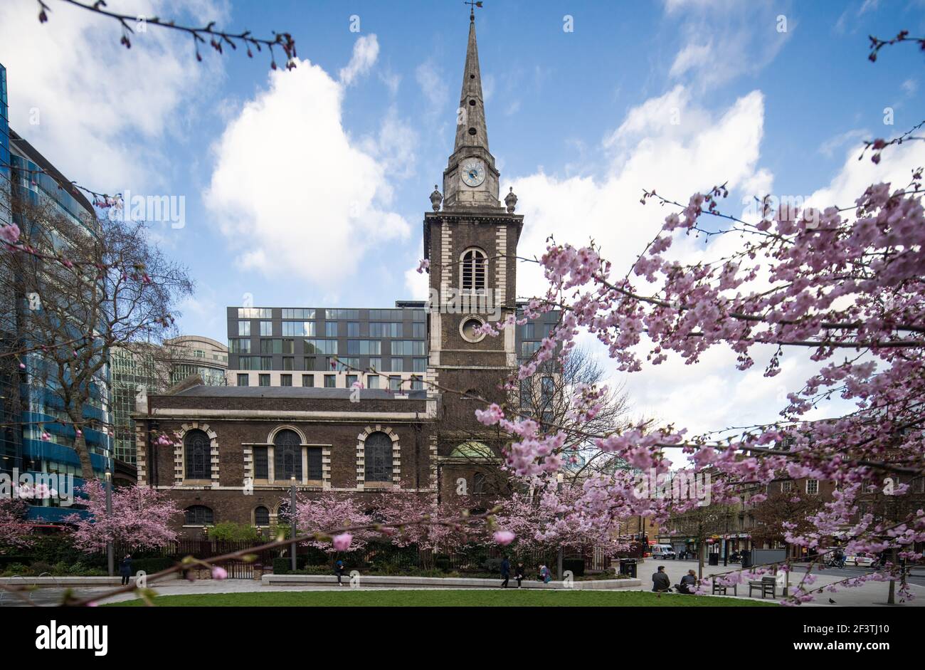 St. Botolph ohne Aldgate Kirche Stockfoto