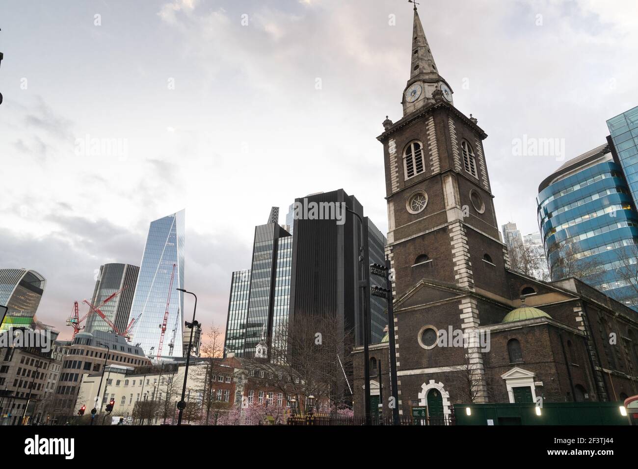 St. Botolph ohne Aldgate Kirche Stockfoto
