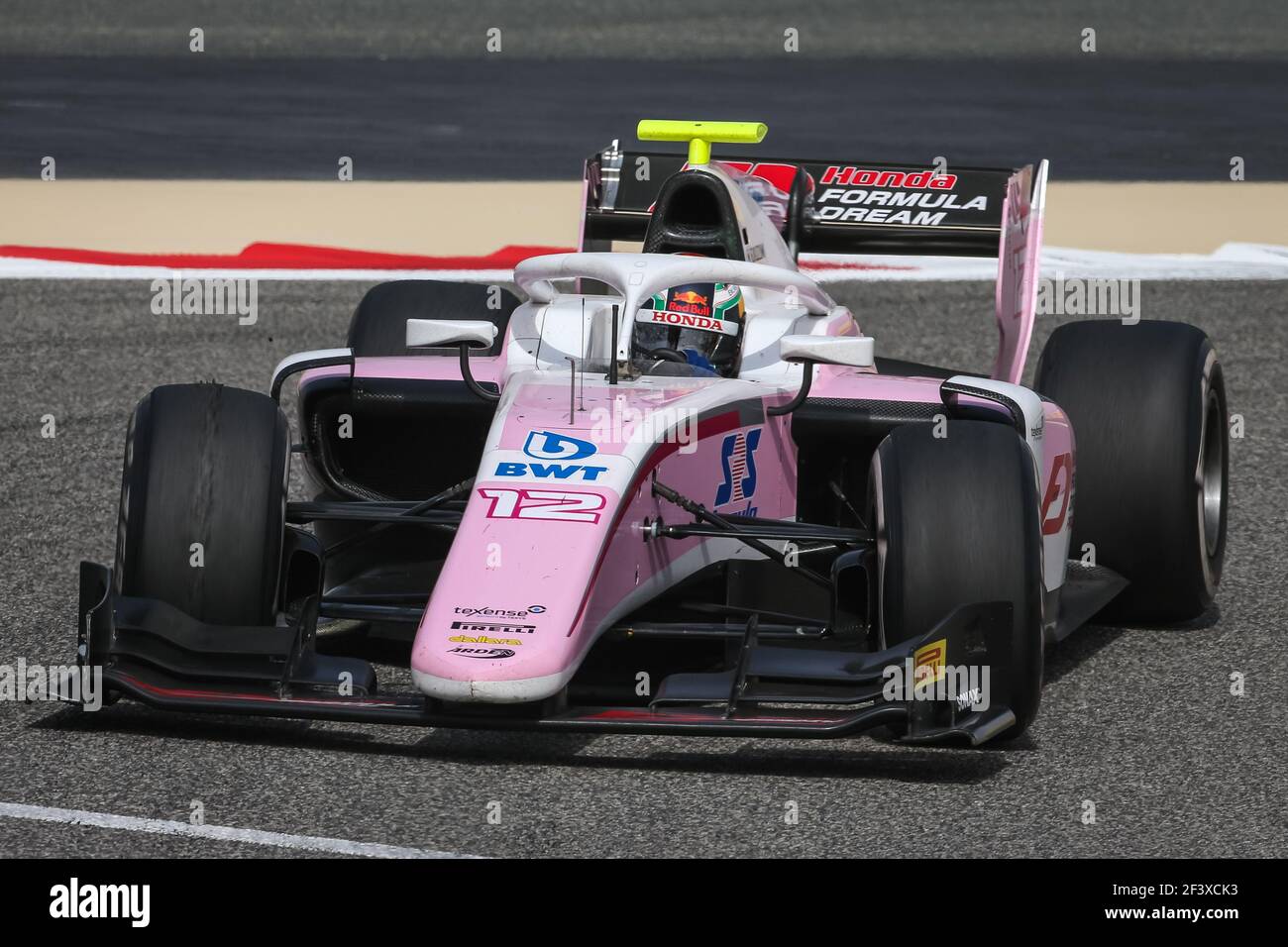 12 FUKUZIMI Nirei, BWT Arden, Aktion während der FIA Formel 2 Meisterschaft 2018, Bahrain in Sakhir vom 6. Bis 8. April - Foto Sebastian Rozendaal / DPPI Stockfoto