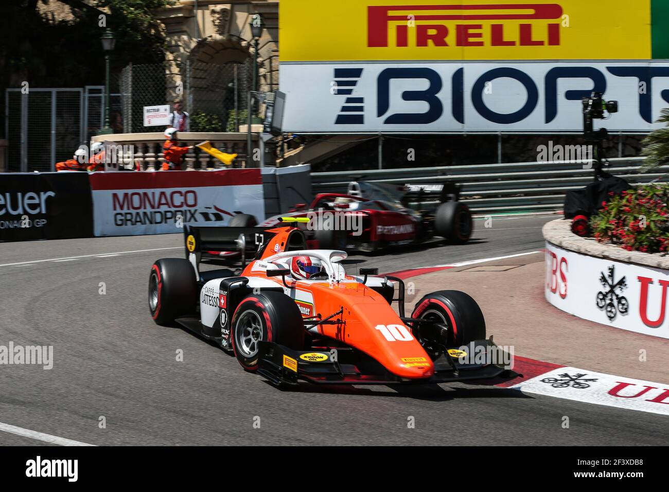 10 Ralph Boschung, MP Motorsport, Action während der FIA Formel 2 Meisterschaft 24 in Monaco vom 27. Bis 2018. Mai in Monaco - Foto Sebastiaan Rozendaal / DPPI Stockfoto