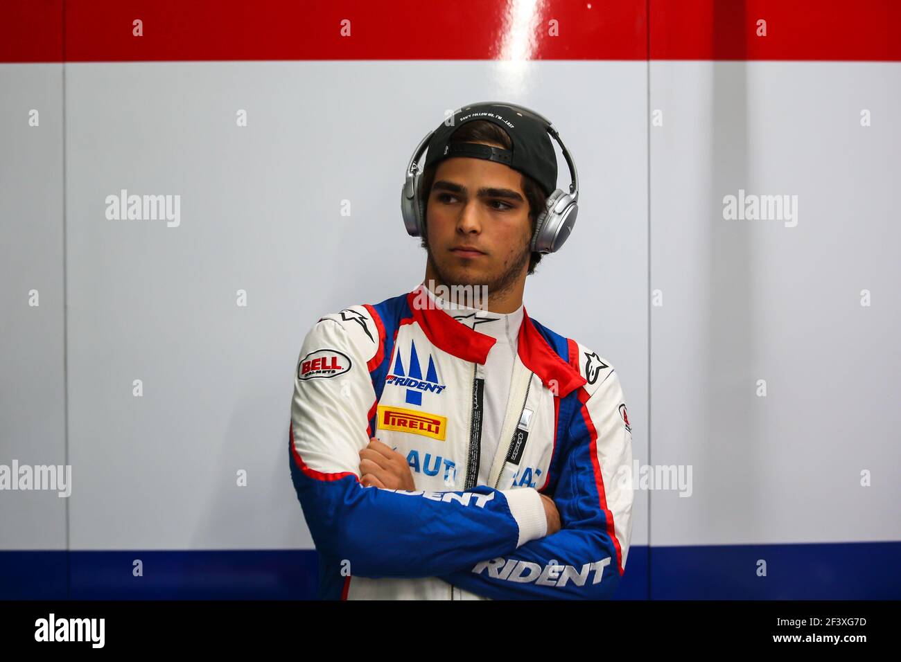 PIQUET Pedro, (BRA), GP3series Team Trident, Portrait während der FIA GP3 Meisterschaft 2018, Italien in Monza von august 31 bis september 2 - Foto Sebastiaan Rozendaal / DPPI Stockfoto