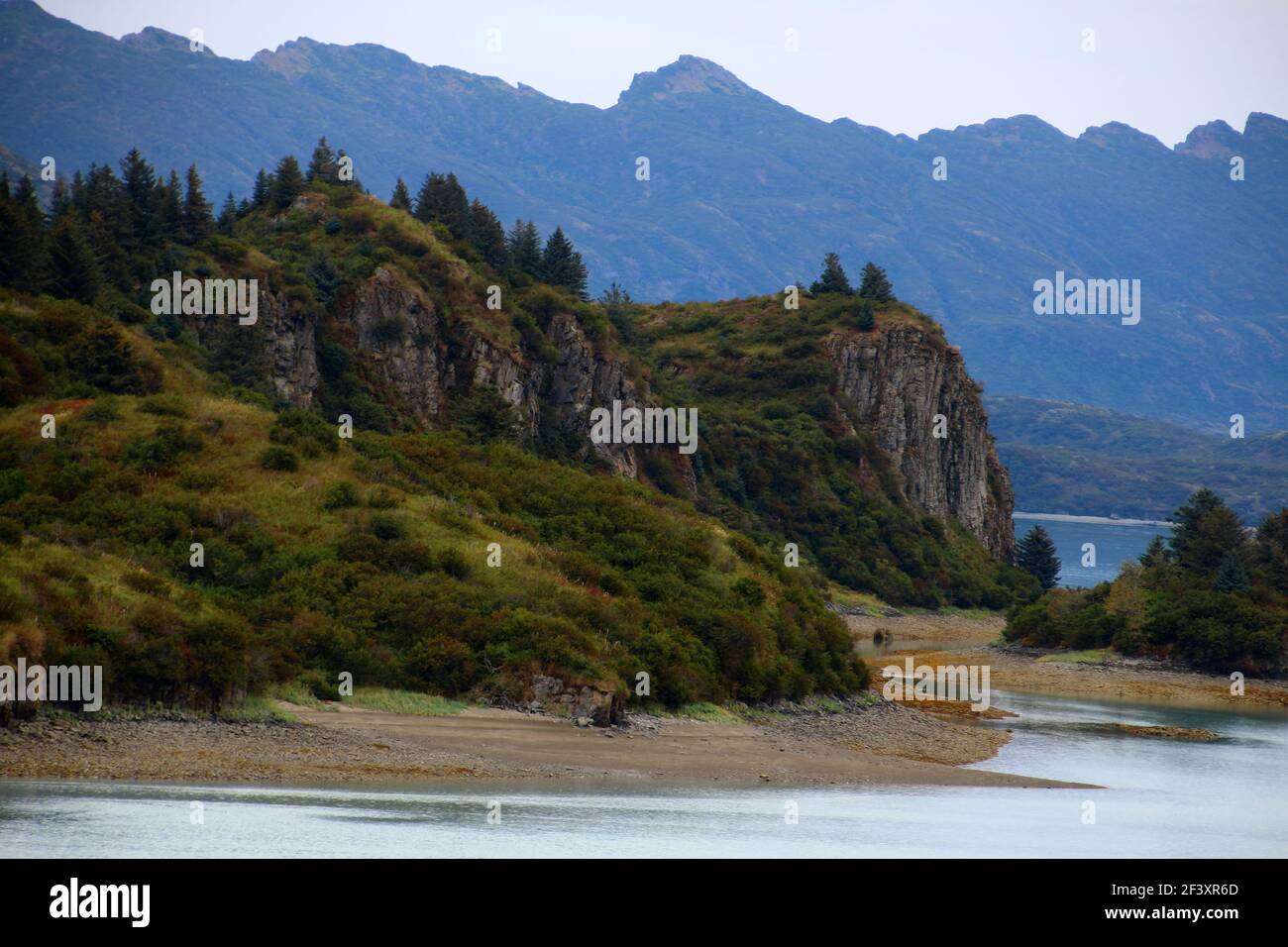 Landschaft im Kukat Bay Katmai National Park, Alaska, USA Stockfoto