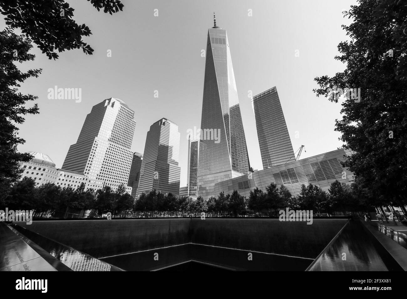 New Yorker Landschaft Ground Zero während der Formel-E-Meisterschaft 2018, in New-York City, USA, vom 13. Bis 15. juli - Foto Alexandre Guillaumot / DPPI Stockfoto