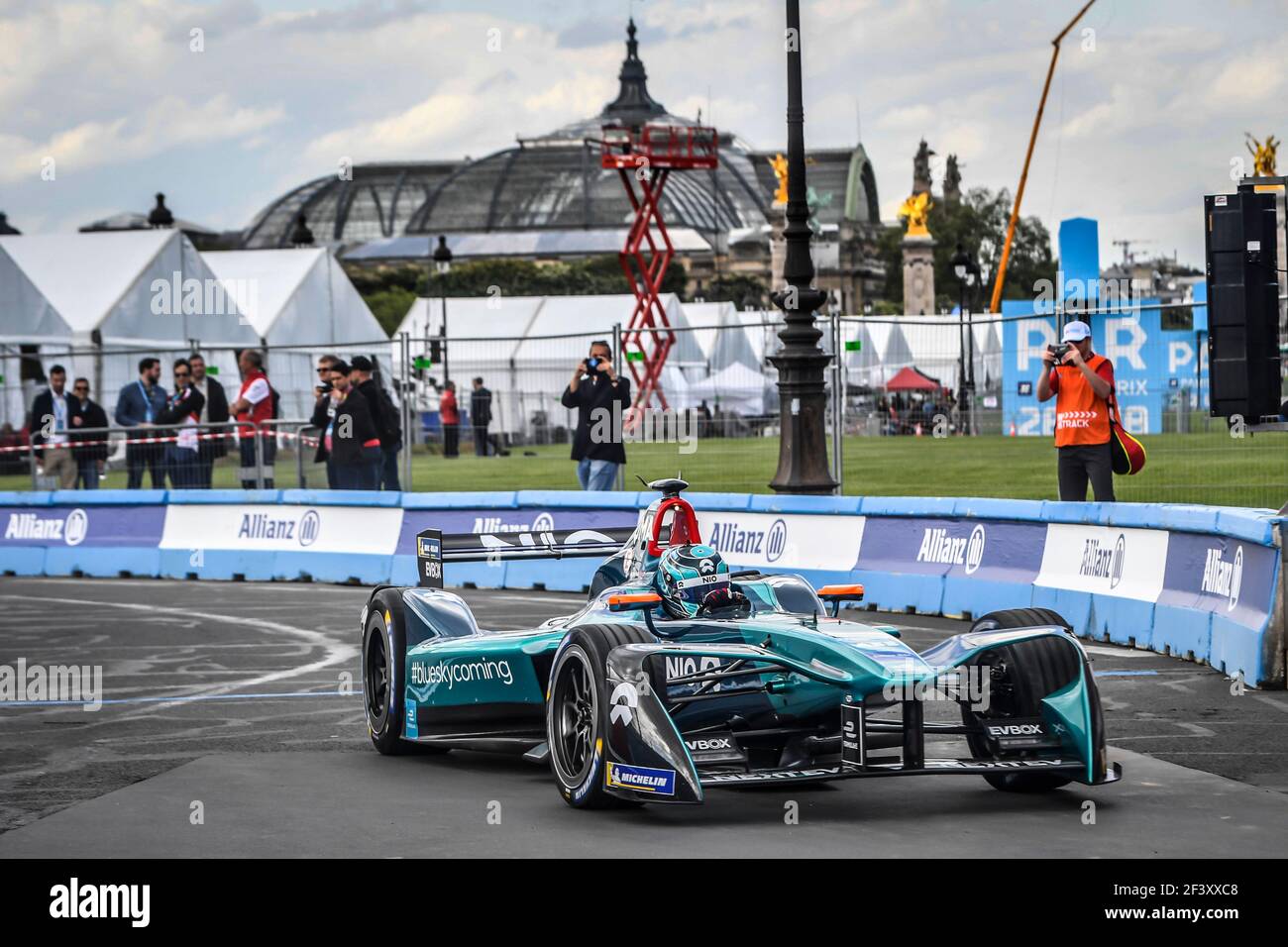 68 MA Qing Hua (chn, Formel-E-Team NIO, Aktion während der Formel-E-Meisterschaft 2018, in Paris, Frankreich vom 27. Bis 29. april - Foto Eric Vargiolu / DPPI Stockfoto