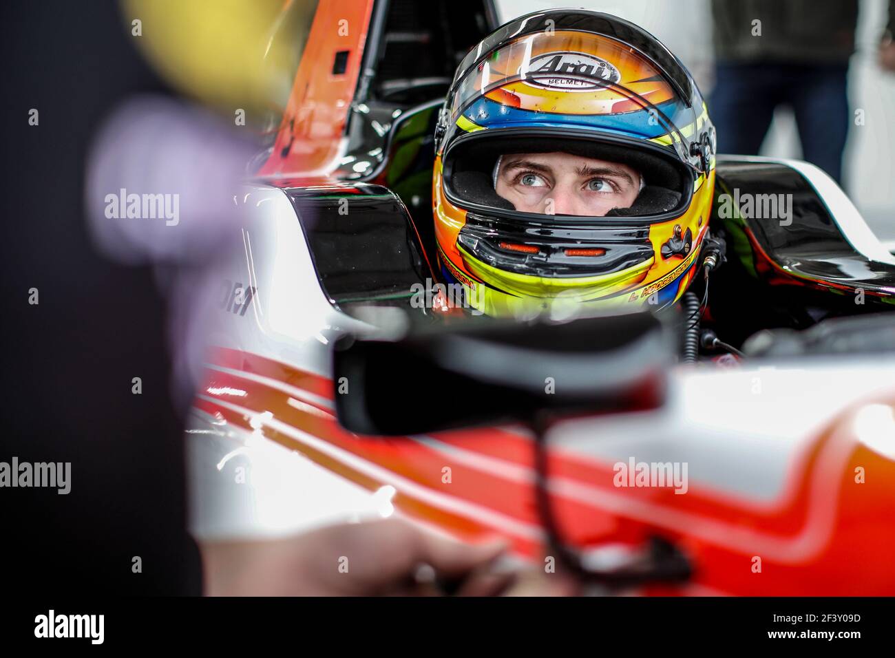 HOOGENBOOM Leonard, GP3 Serie Team MP Motosport, Portrait während 2018 FIA GP3 Tests in Le Castellet, Frankreich vom 21. Bis 22th. februar - Foto Marc de Mattia / DPPI Stockfoto