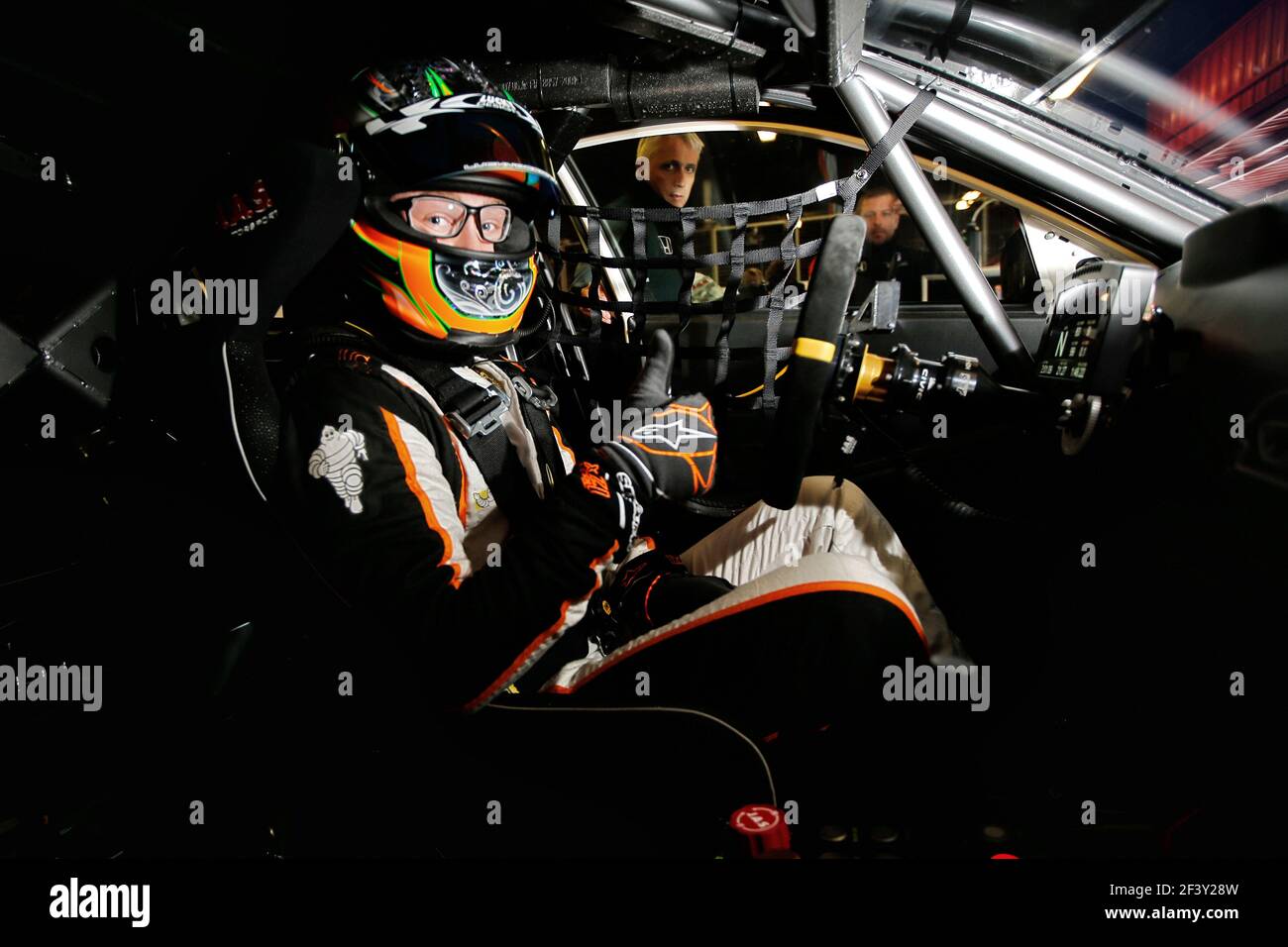 LESSENNES Benjamin (Bel), Boutsen Ginion Racing, Honda Civic TCR, Portrait während der 2018 FIA WTCR World Touring Car Tests in Barcelone, Spanien, 28. Bis 29. März - Foto Paulo Maria / DPPI Stockfoto