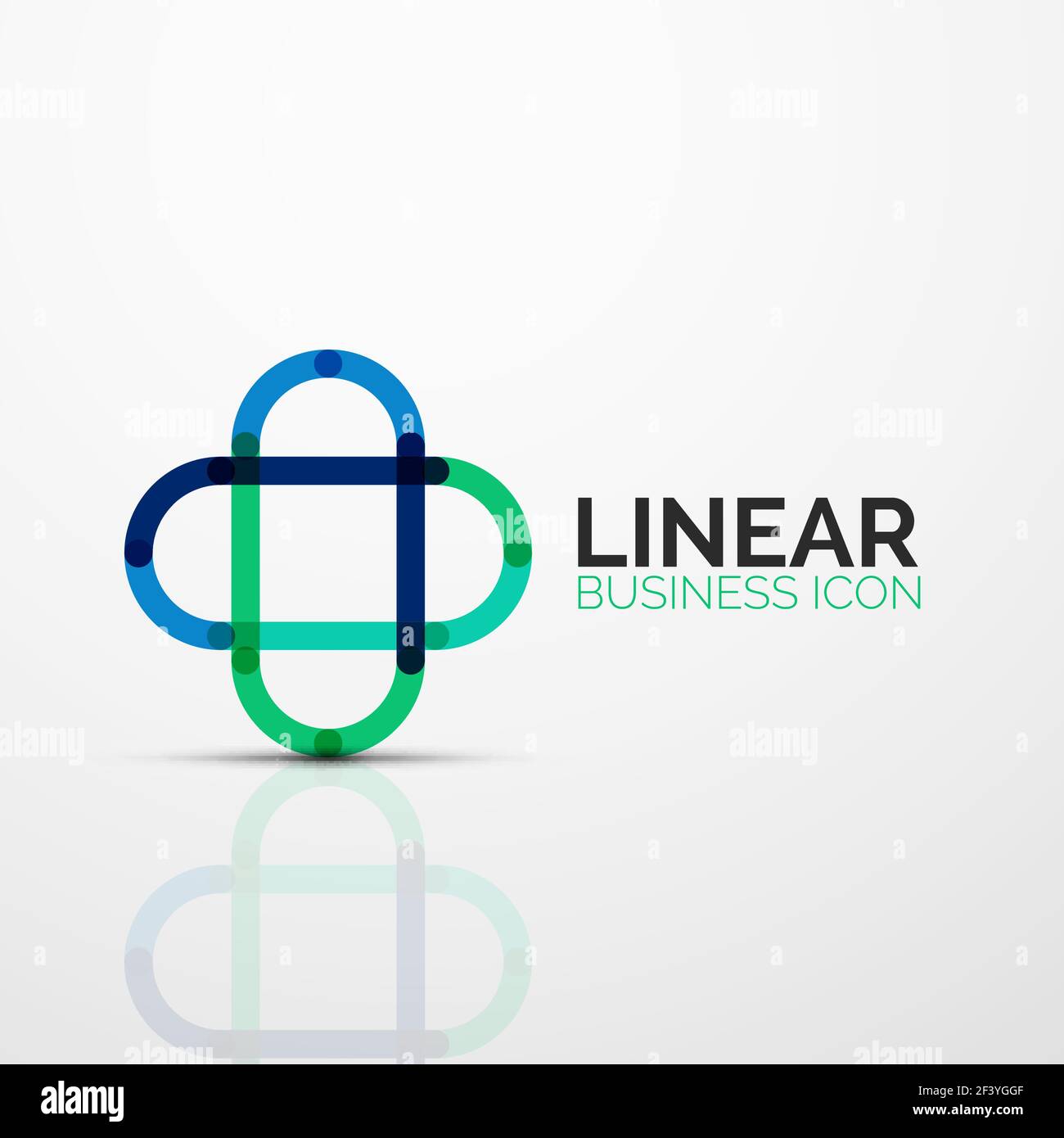 Abstrakte Blume oder Sterne minimalistisch lineare Symbol, dünne Linie geometrische Flachbild Symbol für Business Icon Design, abstrakte oder Emblem. Abstrakte Blume oder Sterne minimalistisch lineare Symbol, dünne Linie geometrische Flachbild Symbol für Business Icon Design, abstrakte oder Emblem. Vector Illustration isoliert auf Weiss mit farbigen Segmente erstellt Stock Vektor