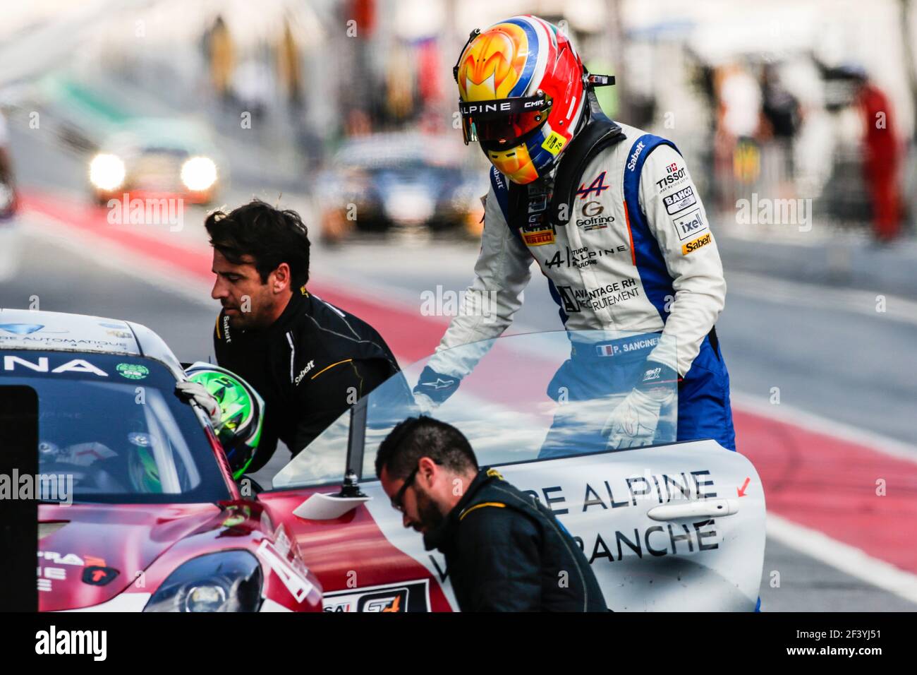 SANCINENA Pierre (Fra), Ginetta G55 GT4 Team CMR, Portrait während 2018 FFSA GT Circuit französisch Meisterschaft, in Barcelone, Spanisch vom 28. bis 30. september - Foto: Xavi Bonilla / DPPI Stockfoto