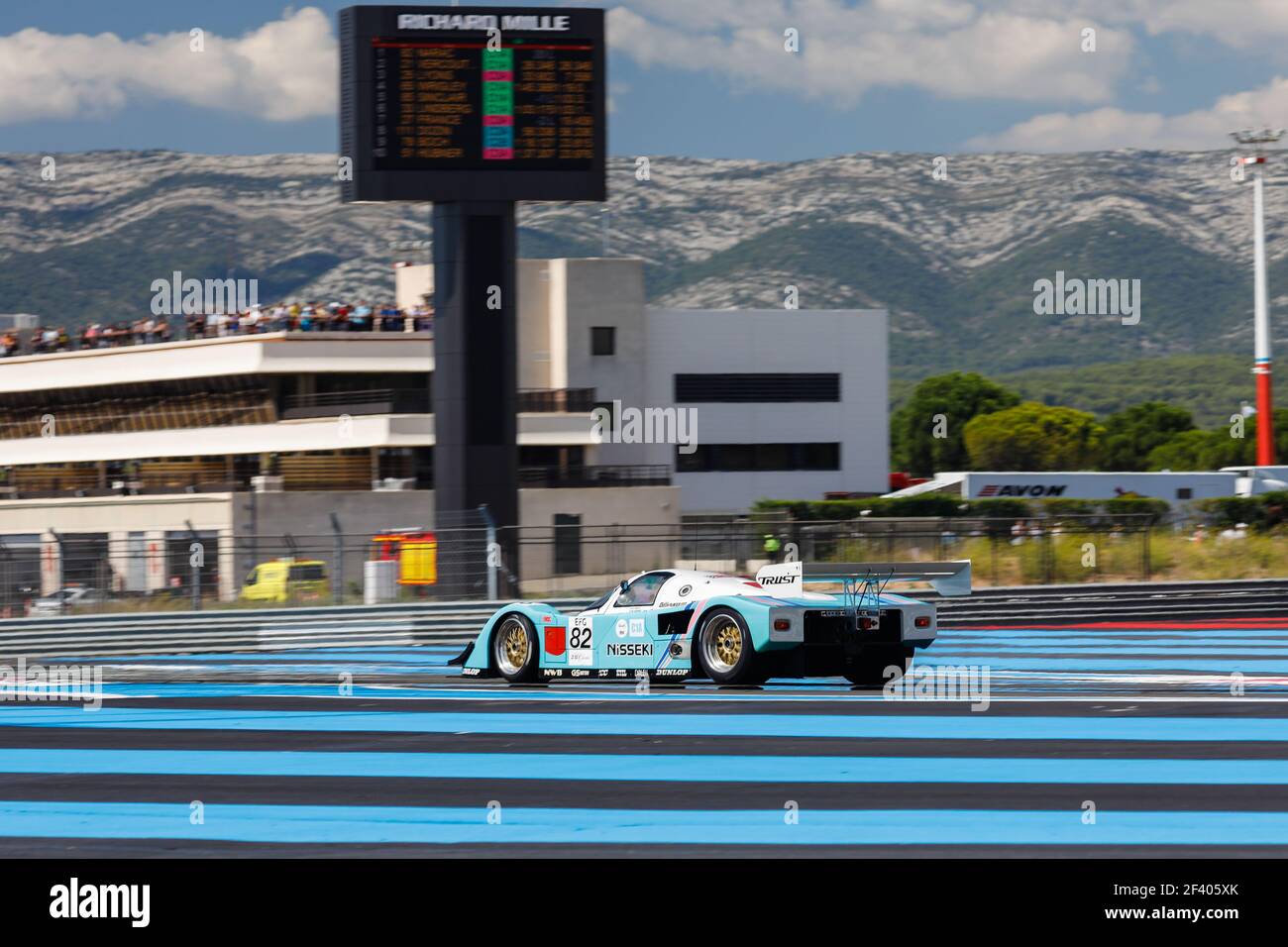 82 LECOURT Michel (Fra), NARAC Raymond (Fra), PORSCHE 962C 1990, Aktion während der 10 000 Runden von Castellet auf Kurs Paul Ricard, Le Castellet, Frankreich, 30. august bis 2. september 2018 - Foto Marc de Mattia / DPPI Stockfoto